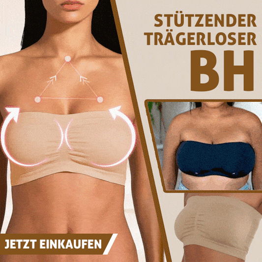 【✨ Köp 1 och få 1 gratis】👙Superstark axelbandslös behå