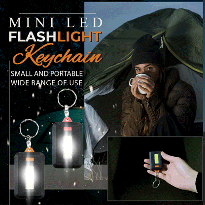 Mini LED-nyckelring med ficklampa