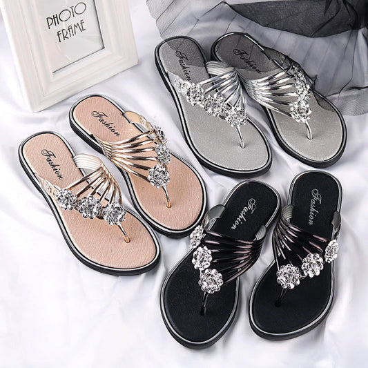 🎁 Begränsad tid 50% OFF ⏳ Platta sandaler för kvinnor