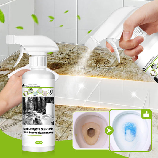 🔥Multifunktionell rengöringsspray för fläckborttagning med oxalsyra🍃