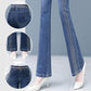 🔥Nytt denna vår - 49% rabatt🔥💐Stretchiga jeans med hög midja och bell bottom för kvinnor