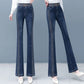 🔥Nytt denna vår - 49% rabatt🔥💐Stretchiga jeans med hög midja och bell bottom för kvinnor