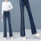 🔥Nytt denna vår - 49% rabatt🔥💐Stretchiga jeans med hög midja och bell bottom för kvinnor