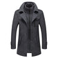 Vinterjackor för män Klassiska trenchcoats Långa trenchcoats för män Slim fit-överrockar Blandade ullvarma ytterkläder Vindjackor