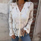 🌸Sale 50% rabatt på långarmad topp med V-ringning från Lace for Women
