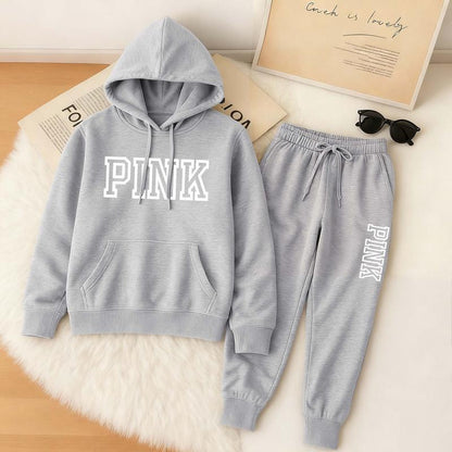 Unisexoversized hoodies & sweatpants i enfärgad modell