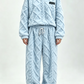 💥 HALVA PRISET — REA! 🍂 3D-präglat geometriskt mjukt loungewear-set – värmande 3D-lock, molnliknande passform ☁️ Varmt och lyxigt för hemmet, fritiden och dejter 🏠 Håll dig mysig hela vintern 🔥