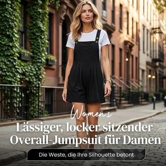 Ärmlös jumpsuit med vida ben för sommarbrisen