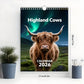🐮2026 Hooglandrunderen-kalender📅