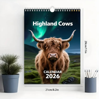 🐮2026 Hooglandrunderen-kalender📅