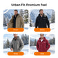 🎁2026 Nyheter 56% RABATT💥2026 Uppgraderad Unisex Hooded Casual Grafen Värmeisolerad Jacka (med innerfickor)