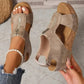 🔥2026 Ny 50% rabatt Hot Sale🔥Trendiga Wedge-sandaler med öppen tå för kvinnor
