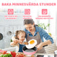 👧🏻 50% REA NU! 🎁 Mini-Köksleksak 22-delars Set - Äkta Ljud & Belysning, Perfekt Present för Barns Kreativa Lek 🍳✨