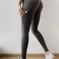 🔥 Sexiga stretchleggings med ficka för kvinnor Fitness Träningsbyxor