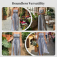 👗 50% RABATT NU! 💥 Geometrisk jumpsuit med halsringning & sidoslits – Unikt mönster & elastisk rygg – Mångsidig, perfekt för sommarfester eller semesterkläder ✨