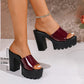 🔥50 % rabatt under en begränsad tid🔥Slip-On Open Toe Lug Sole Sandals