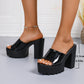 🔥50 % rabatt under en begränsad tid🔥Slip-On Open Toe Lug Sole Sandals
