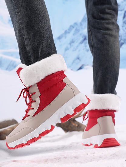 Vattentäta varma vinterkängor för kvinnor