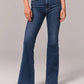 Ultra High Rise Stretch Utsvängd Jeans
