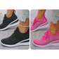 🔥Sista dagen-kampanj 50 % RABATT – Casual dammode, andningsbara korrigering sneakers med strassdekoration
