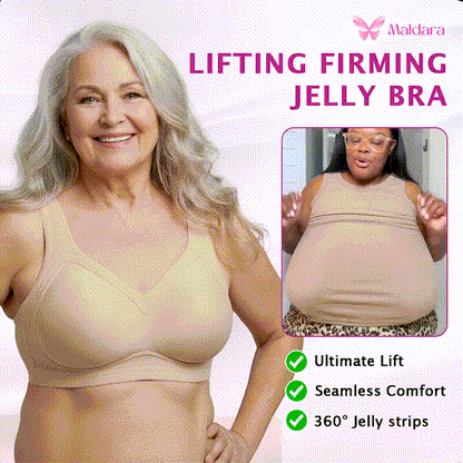 🎁Sista dagen: Köp en, få två gratis✨🔥Komfortabel, lyftande och uppstramande bygel-fri jelly-bh👩