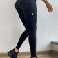 🔥 Sexiga stretchleggings med ficka för kvinnor Fitness Träningsbyxor