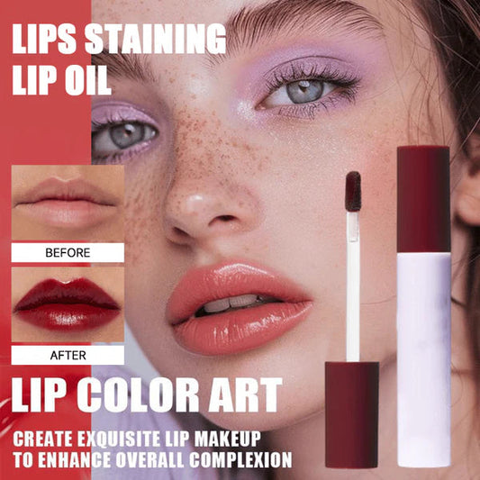 💗KÖP 1 FÅ 1 GRATIS💗Lips Staining Lip Oil (Non-Sticky | Non-Smudge | 24H Long-Lasting👄)