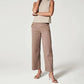 🔥2025 HOT SALE🥰Stretch Twill Cropped Byxor med vida ben