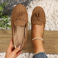 🔥Senaste dagskampanj 50% rabatt - Bekväma mjuka loafers för kvinnor i vintage stil med rosett