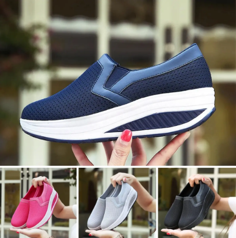 Fotvalvsstöd fritidsskor med ett steg för kvinnor