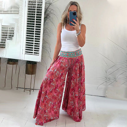 【M-2XL】🌸Printad avslappnad halvkjol