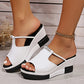 Ortopediska Comfort Platform Sandaler för kvinnor