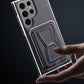 Magnetisk telefonfodral i konstläder till Samsung Galaxy