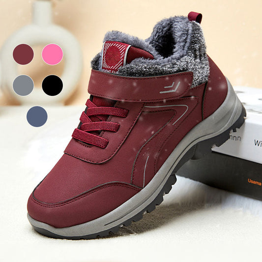 Varma och bekväma ortopediska fritidsskor för utomhusbruk med halkskydd