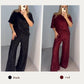 🌟2025 Försäljning av nya produkter - 49% rabatt🔥💐Sequin Crewneck Top & Loose Trousers för kvinnor