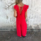 🔥HOT SALE 49% OFF✨Jumpsuit med V-hals och leopardtryck för kvinnor