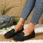 🔥Senaste dagskampanj 50% rabatt - Bekväma mjuka loafers för kvinnor i vintage stil med rosett