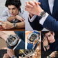 💥Exklusivt mode för män Vattentät Luminous Quartz Watch⌚