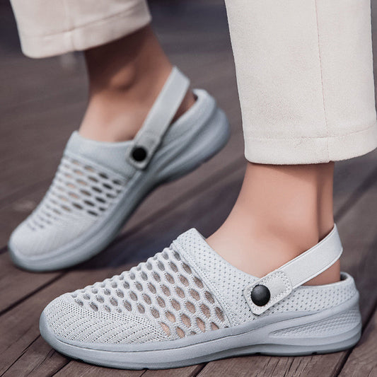 Mode Mesh Andningsaktiva Halva Slip-On Sandaler