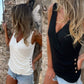 Chic mysig topp med V-ringning