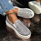 Bekväma slip-on-skor för kvinnor