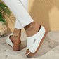 🔥 2025 Varm försäljning 50% rabatt -  Casual Wedge Slide Sandaler för kvinnor