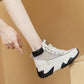 Sneakers med tjock sula i mesh för kvinnor