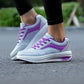 Casual, ventilerade sneakers med tjock sula för damer