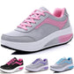 Casual, ventilerade sneakers med tjock sula för damer