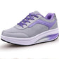 Casual, ventilerade sneakers med tjock sula för damer