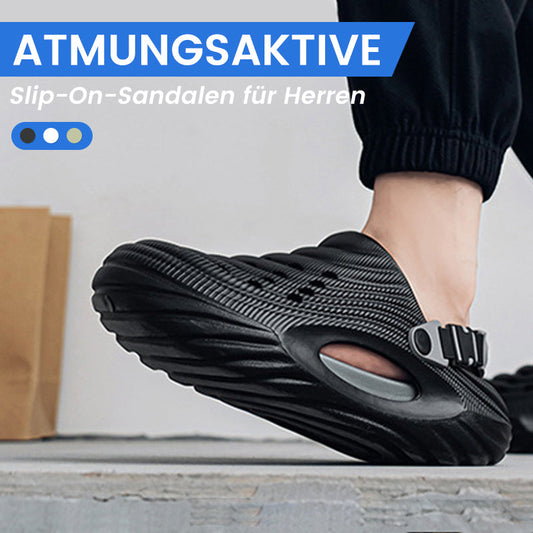 ⏳ Begränsad tid 50% rabatt! 💥 Andningsbara slip-on-sandaler för män （Ju mer du köper, desto högre rabatt）