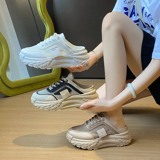 Chunky Platform Slip-On Sneakers för kvinnor