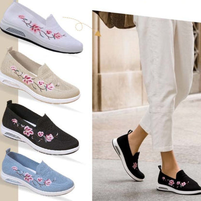 Women’s Casual Breathable Printed Cloth Shoes