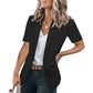 ✨Nyheter✨🌸Snygg casual kortärmad blazer för kvinnor
